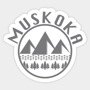 Muskoka Design Sticker